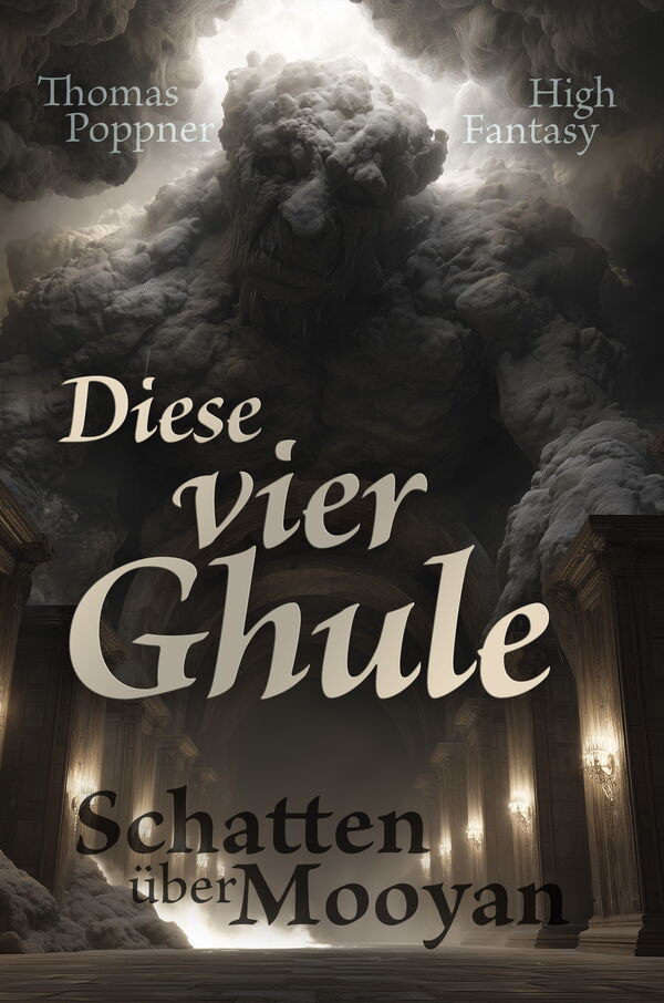 Buchcover Diese vier Ghule - Band 4 aus der Serie Schatten über Mooyan
