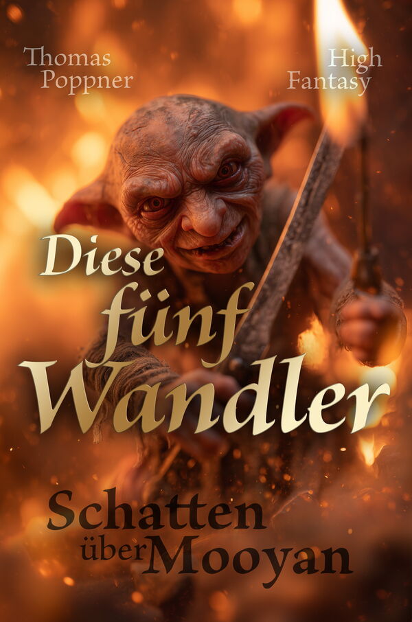 Buchcover Diese fünf Wandler - Band 5 aus der Serie Schatten über Mooyan