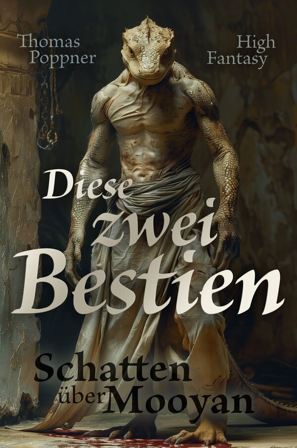 Buchcover Diese zwei Bestien - Band 2 aus der Serie Schatten über Mooyan
